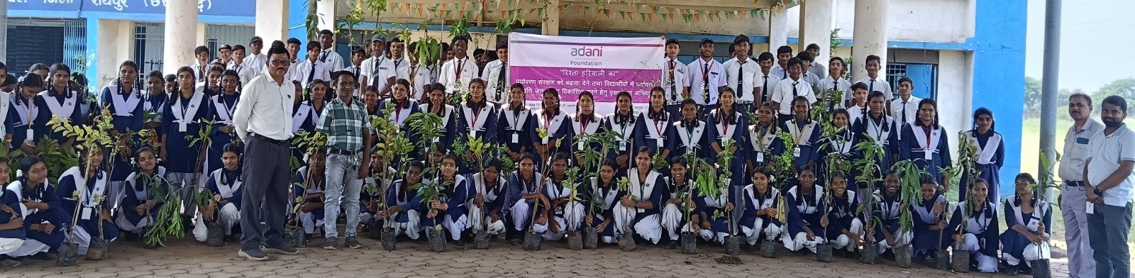 Adani Foundation Distributes Saplings to 4,087 People Under ‘Hariyar School’ Campaign